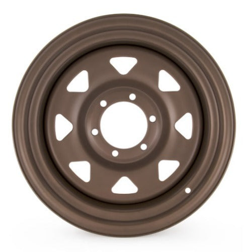 Bronze Steel Wheel | 16x8 6/139.7 PCD -22 Offset

