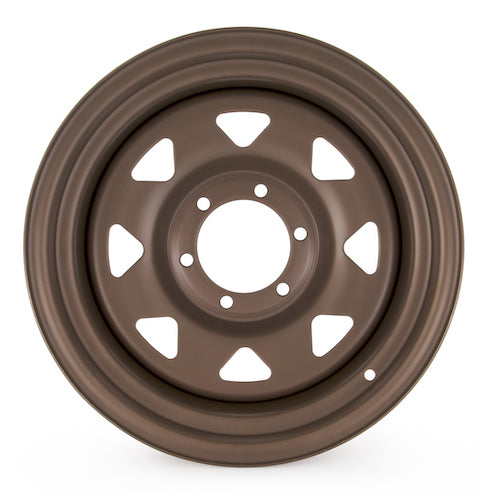 Bronze Steel Wheel - 16x8 -15 offset 6/139.7 PCD